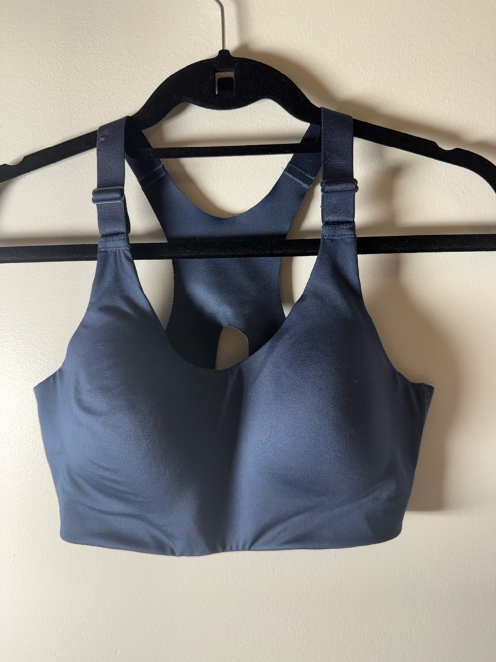 Alia Slate Blue Racerback Padded Sports Bra